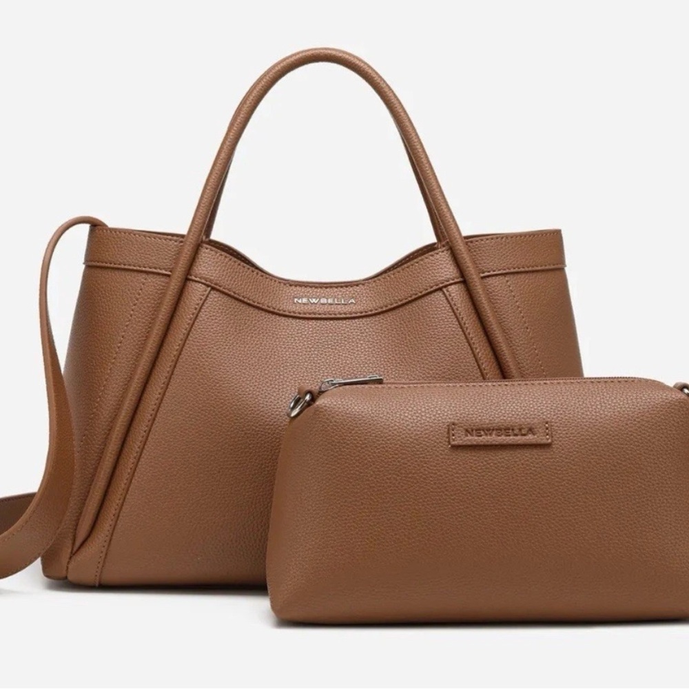 Brown Women's Handbag Set